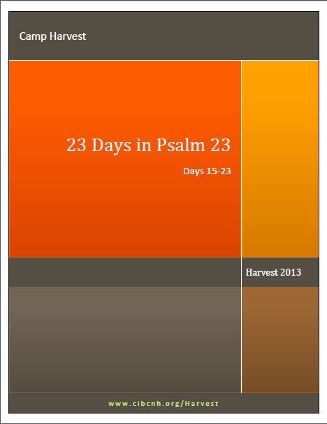 23 Days in Psalm 23 - Part 2